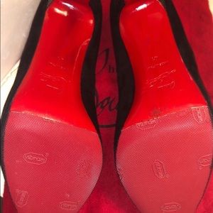 Christian Louboutin Shoes - Christian Louboutin Black Suede Heels Christian Louboutin Shoes - Christian Louboutin Black Suede Heels
